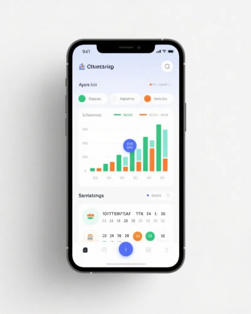 App走势图表界面展示
